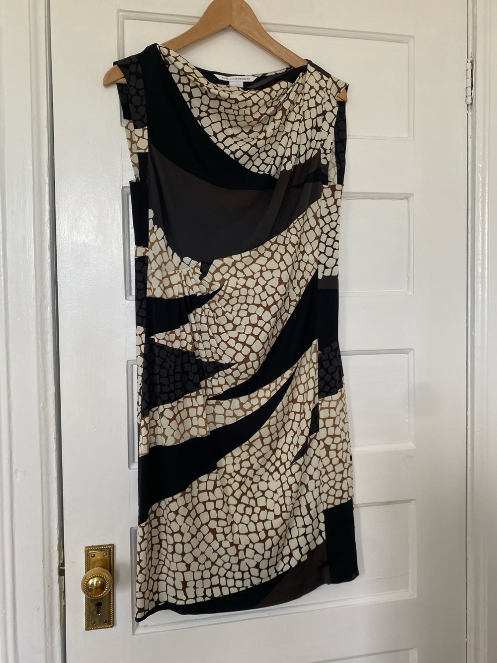 Diane Von Furstenberg Mattie silk dress with ruching